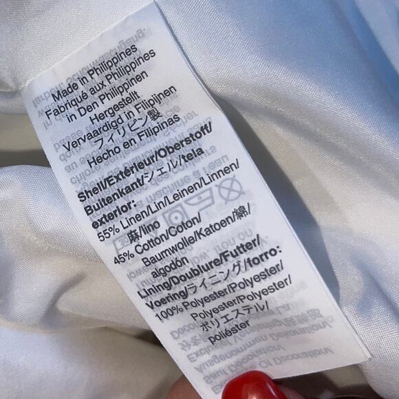 J. Crew Cropped Blazer Linen Blend Pom Pom - Picture 12 of 14